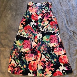 Gorgeous Pleated Floral Sun Dress w/ Pockets Mini